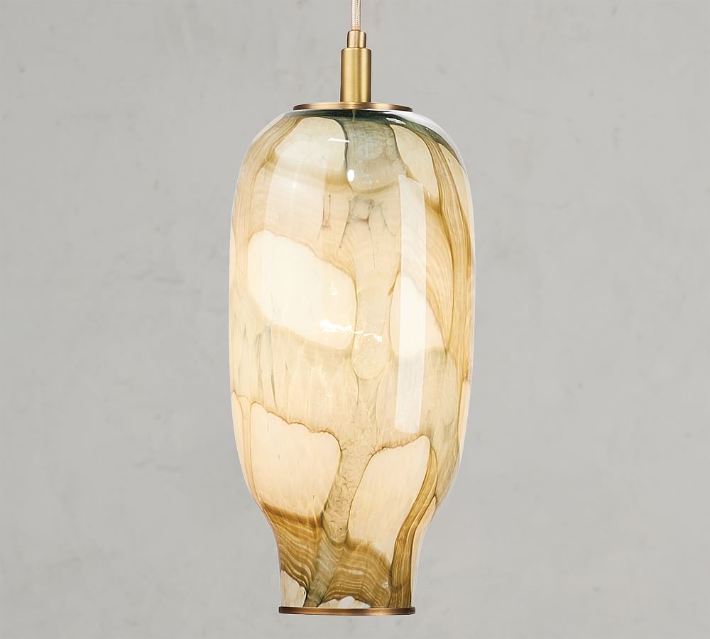 Lafayette Glass Pendant (7&quot;)