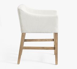 Classic Upholstered Slope Stool