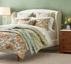 Kravet Garden Floral Ikat Reversible Shams