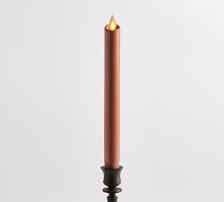 Premium Flickering Flameless Wax Taper Candle