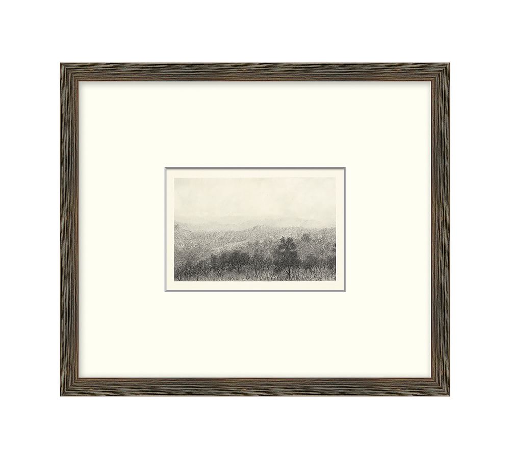 Charcoal V Trees &amp; Mountains by Aileen Fitzgerald