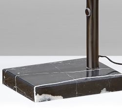 Post LED Marble Task Lamp (16&quot;)
