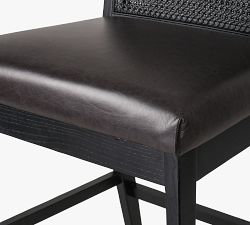 Lisbon Cane Leather Stool