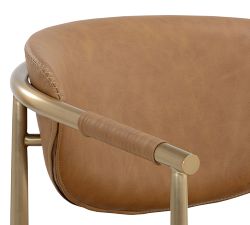 Marquette Faux Leather Dining Armchair