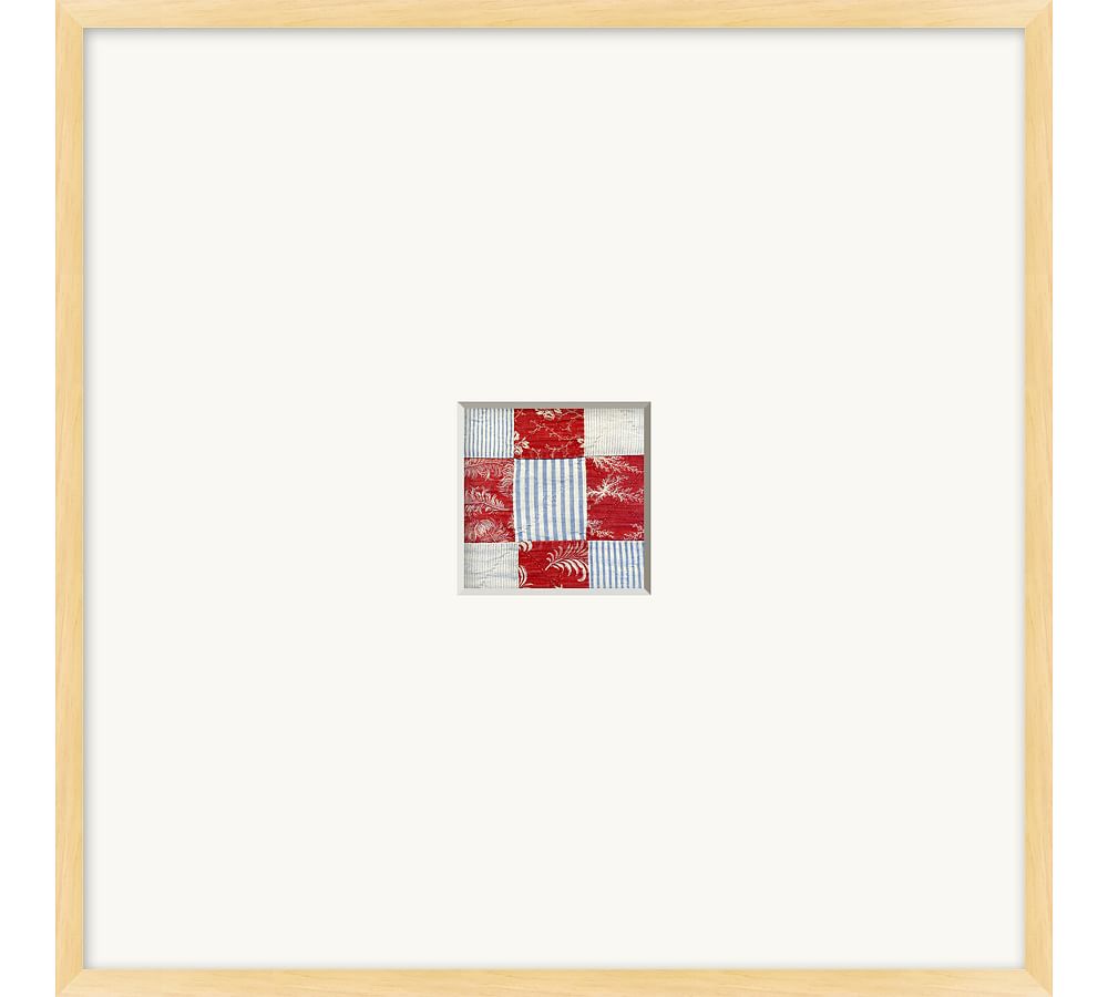 American Patchwork Framed Print