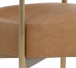 Marquette Faux Leather Dining Armchair