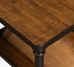 Juno Rectangular Reclaimed Wood End Table (20&quot;)