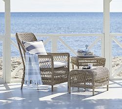 Dawn Alu-Rattan Outdoor Lounge Chair