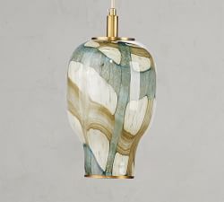 Lafayette Glass Pendant (7&quot;)