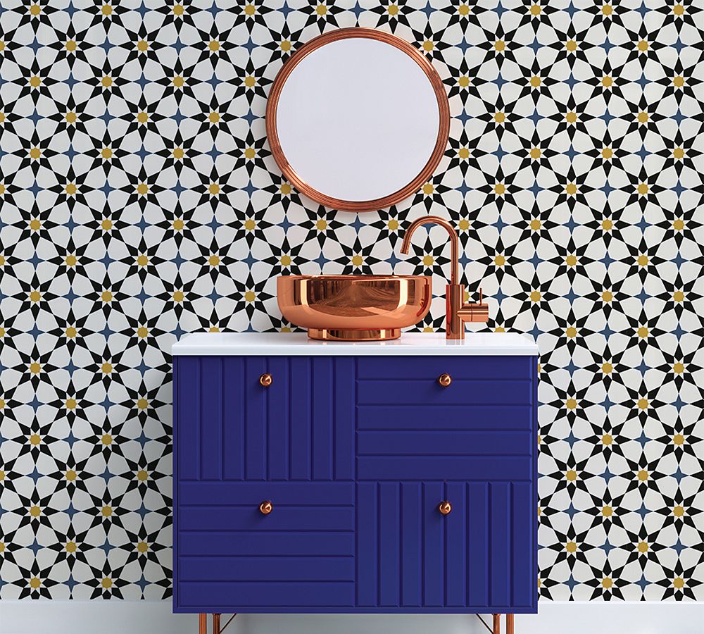 Soleil Moroccan Removable Wallpaper