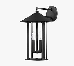 Lucien 2-Light Outdoor Metal Sconce (17&quot;)