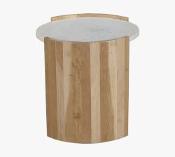 Laurie Round Marble Side Table (20&quot;)