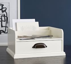 Aubrey Desk Accessories - White