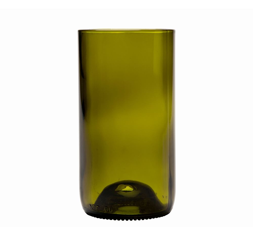 Vintage Wine Punt Tumblers - Set of 6 - Large, Set of 6 - Olive