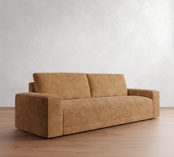Rutherford Leather Sofa (85&quot;-110&quot;)