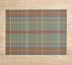 Chilewich Woodrow Plaid Vinyl Placemats - Set of 4