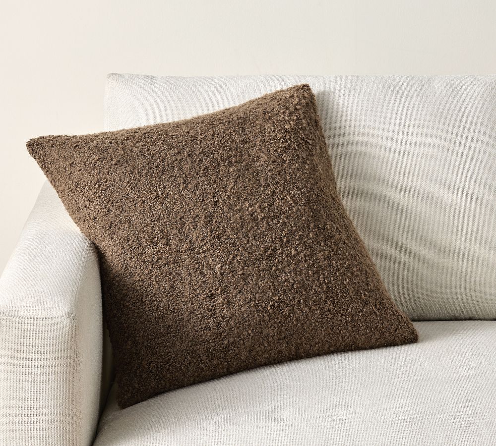 Boucle Pillow - Chocolate