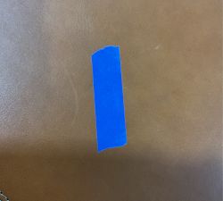 Open Box: Hardy Leather Stool, Bar Stool 30&quot;H - Individual - Bronze/Saddle Tan Leather