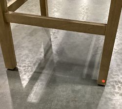 Open Box: Segura Leather Dining Chair - Singature Chalk, Seadrift finish