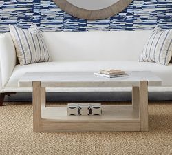 Jack Rectangular Marble Coffee Table (50&quot;)