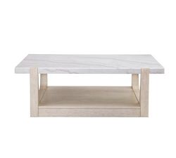Jack Rectangular Marble Coffee Table (50&quot;)