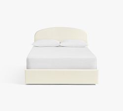 Arlo Upholstered Crowned Storage Bed