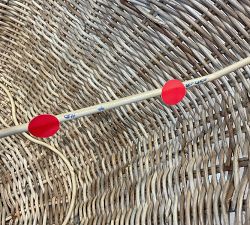 Open Box: Marion Woven Scalloped 34&quot; Pendant, Natural