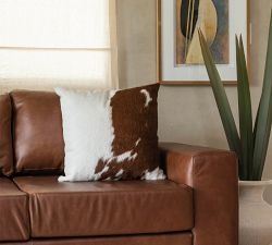 Dex Cow Hide Pillow Cover