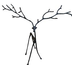 Open Box: Bronze Sculpted Reindeer