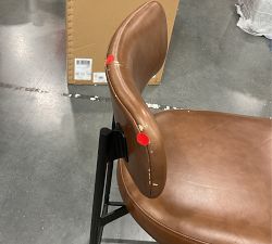 Open Box: Maison Leather Stool
