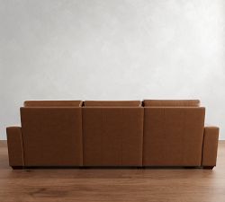 Big Sur Square Arm Leather Power Reclining Sofa (82&quot;-138&quot;)