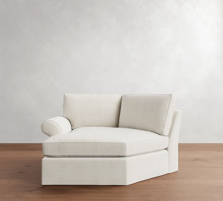 Pearce Right Arm Chaise Slipcover Build Your Own Pearce Roll Arm