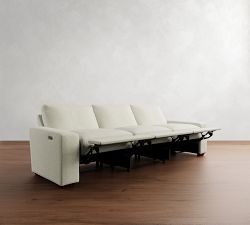 Big Sur Square Arm Power Reclining Sofa - Storage Available (82&quot;-138&quot;)