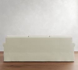 York Roll Arm Deep Seat Slipcovered Sofa (62&quot;-111&quot;)