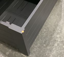 Open Box: Malibu Metal Storage Trunk with Inserts