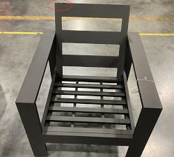 Open Box: Malibu Metal Outdoor Lounge Chair
