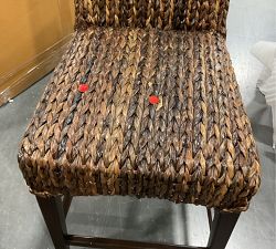 Open Box: Seagrass Stool- Bar Height