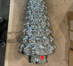 Open Box: Open Box: Mercury Glass Tree Cloches