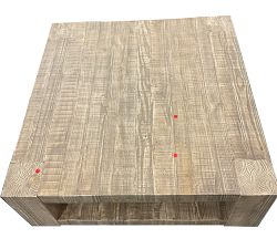 Open Box: Rockport Square Reclaimed Wood Coffee Table (44&quot;)