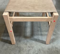Open Box: Segura Leather Dining Side Chair, Individual - Seadrift - Legacy Taupe