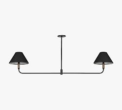 Holt Leather 2-Light Pendant (62&quot;)