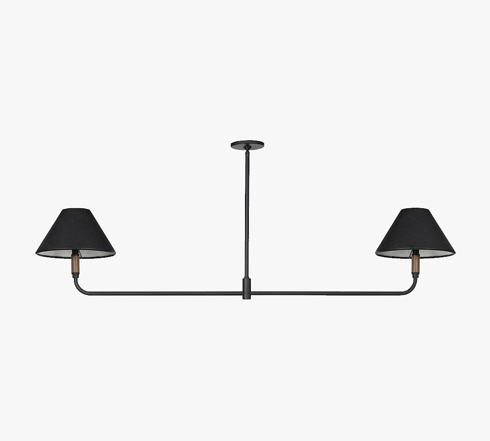 Holt Leather 2-Light Pendant (62&quot;)
