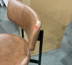 Open Box: Maison Leather Stool