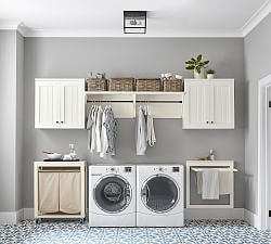 Aubrey Deluxe Laundry Organization Set with Closed Cabinets