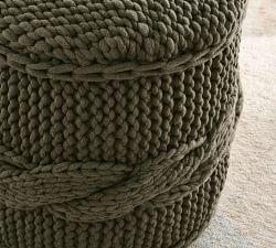 Colossal Handknit Pouf
