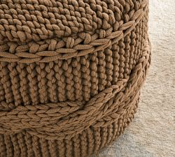 Colossal Handknit Pouf