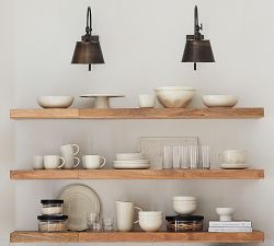 Tapered Metal Shade Arc Sconce (18'')