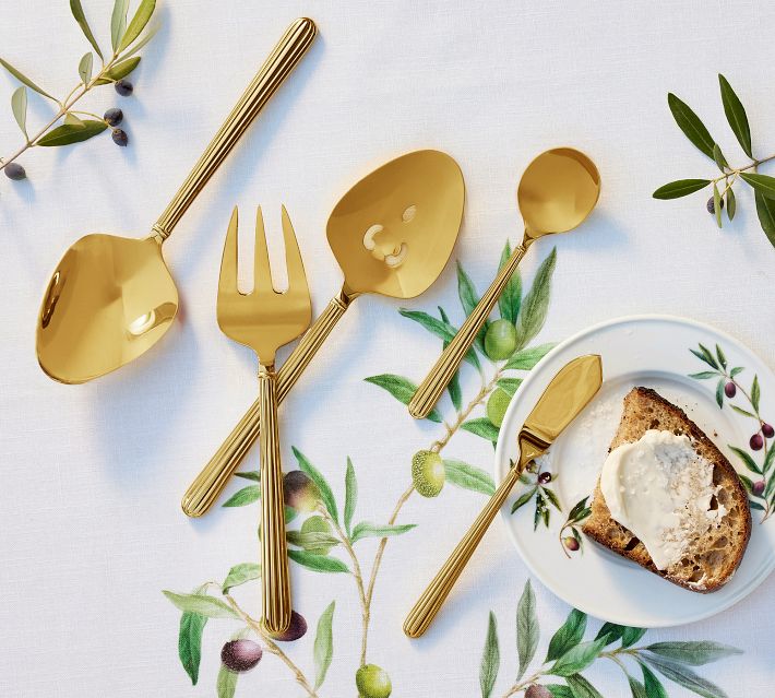 Monique Lhuillier Rivoli Hostess Set - Set of 5 | Pottery Barn