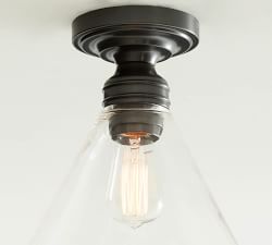 Flared Glass Flush Mount (11&quot;)