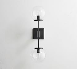 Linden Vertical Double Sconce (22")